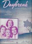 Daybreak 1942 Sheet Music Piano Guitar Vocals King Sisters Inset. Fixed Price $9.99.