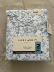 New 4PC Laura Ashley Full Sheet Set Cottage Floral Vine Aria Blue & White. Fixed Price $56.99.