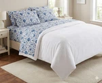 Ralph Lauren Porcelain Rosette Full Sheets Flat Fitted 2 Pillowcases Usa. Fixed Price $160.65.