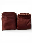 Jcpenney Home Collection Maroon Gold Euro Shams 26 Imberline-set Of Vtg. Fixed Price $34.50.