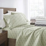 4 Pc Spring Florals Sheets Patterned Microfiber Soft Bedding Kaycie Gray. Fixed Price $47.99.