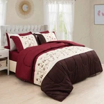 Goose Down Alternative Bed Bag Biab Printed 7 Pieces Sheet & Comforter Set. Fixed Price $76.99.