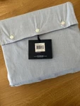 Ralph Lauren Oxford Solid Blue 100% Organic Cotton Cal King Fitted Sheet Onlynew. Fixed Price $149.99.