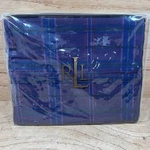 New Nos Ralph Lauren 450TC Rutherford Park Purple Gray Plaid Queen Flat Sheet. Fixed Price $399.99.