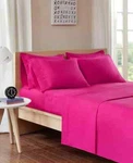 Intelligent Design Microfiber All Season Soft Touch Pink Queen Sheet Set. Fixed Price $29.99.