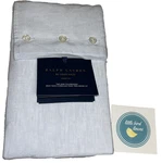 Ralph Lauren King Pillowcases 100% Linen Sky Blue 21"X 40" New Factory Folded. Fixed Price $67.99.