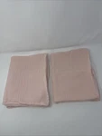 Martha Stewart Pillow Cases 2 Pink Standard Set 100% Cotton. Fixed Price $9.00.