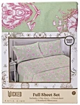 Wicked: For Good X Katie Kime Full Sheet Set Super Soft Green & Pink 4 Pc. Fixed Price $26.95.