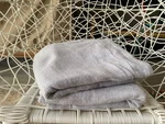 Coyuchi Gray Organic Cotton Cloud Brushed Flannel Shams - Set Of 2 King Size. Fixed Price $45.00.