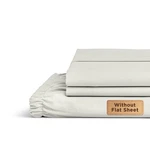 Linen Home 100% Cotton Percale Fitted Sheet Set Twin Size, Silver, Deep Pocket,. Fixed Price $36.38.