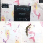 3PC Cynthia Rowley Princess Mermaid Twin Sheet Set Queen Ocean Fish Pink Purple. Fixed Price $54.99.