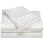 Hotel London 600-THREAD Count 100% Cotton Deep Pocket Striped Sheet Set (twin Xl. Fixed Price $27.47.