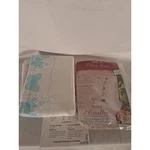 Dimensions Needlecrafts Butterfly Flowers Pillowcase Set Cross Stitch W/ Floss. Fixed Price $16.95.