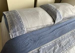Portico Queen Size 4-PC Bedding Set ( Fitted & Flat Sheets, 2 Pillow Shams ). Fixed Price $39.99.