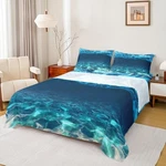 Under Sea Bed Sheets Queen Size,diving Adventure Sports Themed Cobblestone Sa.... Fixed Price $61.38.