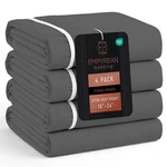 Empyrean 4 Pack Charcoal Grey Extra Deep Pocket King Fitted Sheet Only, Hotel.... Fixed Price $71.27.