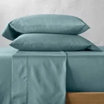 Casaluna Full Supima Percale Sheet Set Teal Green 4-PIECE Brand New. Fixed Price $36.28.