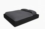 Calvin Klein Home Modern Cotton Body, Twin Flat Sheet, Charcoal 1/10. Fixed Price $29.99.