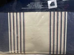 Ralph Lauren Saranac Peak Corbet Flat Sheet Blue Red Tan Cotton Stripe - Queen. Fixed Price $129.95.