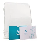 Sleepgram Dreamsleep Bamboo Full Bed Sheet Set With 2 Pillowcases, White. Fixed Price $77.40.