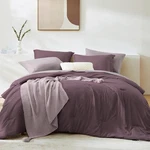 Full Size 7-PIECE Comforter Set: Italian Plum Bedding With Sheets & Pillowcases. Fixed Price $60.81.