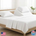 Non Sticky Cotton 4 Piece Top Split King Sheets Sets For Adjustable Bed 100. Fixed Price $106.00.