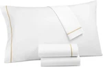 Hotel Collection Italian Percale 100% Cotton 300TC 4-PC. White Full Sheet Set. Fixed Price $99.00.