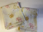 Vintage Dan River Standard Muslin Pillowcases (2) Light Yellow Floral Good Con.. Fixed Price $14.99.