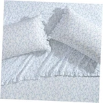 Laura Ashley - Pillowcase Set, Breathable Percale Cotton Bedding, King Blue. Fixed Price $28.05.