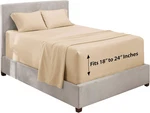 Hearth & Harbor Extra Deep Pocket Sheets Set - Queen, 03 Beige Cream. Fixed Price $42.85.