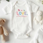 Love Our Story, Baby Bodysuit One -piece Infant Unisex Jump 0-24. Fixed Price $15.99.