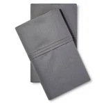Nwt Threshold 100% Cotton Sateen Dark Gray King Pillowcase Set 20" X 40". Fixed Price $18.00.