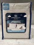 6 Piece King Taupe Serta Perfect Sleeper Elite Prochill Cooling Fabric Sheet Set. Fixed Price $59.99.