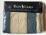 New Rare Ralph Lauren *king Deep Fitted Sheet Whitman Stripe Blue Goes W/landing. Fixed Price $174.95.