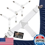 Gorilla Grip Patent Pending Bed Sheet Holders Adjustable Elastic Fasteners. Fixed Price $19.29.