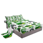Equipment Truck Queen Size Sheets Cartoon Construction Vehicle Bed Shee.... Fixed Price $46.75.