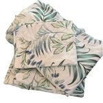 Cuddledown King Sheet Set Leafy Fern 100% Cotton Made Italy Fitted Flat + Case. Fixed Price $45.00.