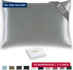 Zimasilk 25 Momme 100% Pure Mulberry Pillowcase For Hair And Skin Care, Hig. Fixed Price $73.48.
