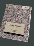 Nip Laura Ashley Full Sheet Set 4 Pcs 100% Cotton Percale Flowers Red Aqua. Fixed Price $51.99.