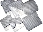 Nautica Navy Blue & White Plaid Tattersall (6PC) Twin Sheet Set 100% Cotton. Fixed Price $58.40.