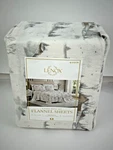 Lenox 6-PIECE Soft & Warm 100% Cotton Flannel Sheet Set, Queen Cottage Neutral. Fixed Price $35.99.