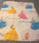 Walt Disney Princess Belle Aurora Cinderella Twin Size Flat Bed Sheet Pink. Fixed Price $18.50.