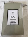 Wamsutta Standard Pillowcases 400 Tc Sateen Sage New In Package. Fixed Price $19.95.