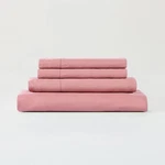 Sijo Stone Washed 100% Organic French Linen Bed Sheet Set, Gots Certified Org.... Fixed Price $224.00.