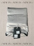 New Restoration Hardware Italian Tc Luxe Sateen Queen Sheet Set Mist Gray Nwt Rh. Fixed Price $449.00.