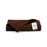 Tribeca Living Queen Luxury Solid Flannel Generous Size Flat Sheet, Chocolate. Fixed Price $47.64.