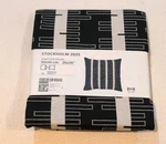 Ikea Stockholm 2025 Black White Pillow Cover 20"X New Design Paulin Machado. Fixed Price $20.00.