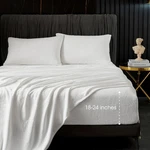 Hyprest King Flannel Sheets, 250 Gsm Velvet, Deep Pocket Up To 24 Inch. Fixed Price $146.53.