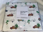 Martha Stewart Collection Holiday Printed 3 Pc. Sheet Set, Twin, White. Fixed Price $18.50.