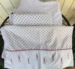 Yves Saint Laurent King Sheet Set Ysl Vintage 1983 Gray Utica Bedding Logo!. Fixed Price $124.98.